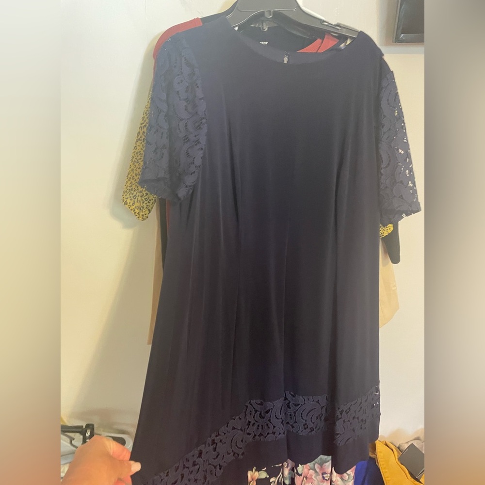 Jessica Howard 16W Dress Navy Blue